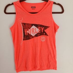 Hurley Tank Top Sleeveless Scoop Neckline